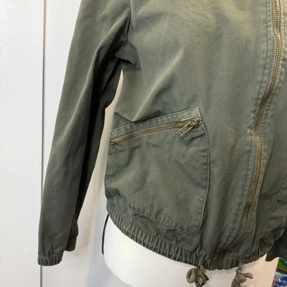 Freebird Women’s Army Green Jacket Size M